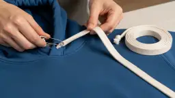 Sznurek do bluzy zaginął? Zrób nowy ściągacz DIY krok po kroku!