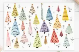 Weihnachtsbilder malen mit Kindern: Einfache Ideen & Anleitungen