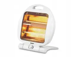 Biały grzejnik kwarcowy RAF z elementami grzewczymi. Czy to lepsze rozwiązanie niż farelka?