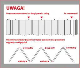 Jak zamontować drzwi harmonijkowe bez błędów - krok po kroku