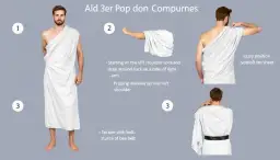 Strój greckiego boga DIY dla dziecka: Z prześcieradła i bez szycia!