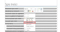 Jak zrobić spis treści w Wordzie i uniknąć problemów z nawigacją