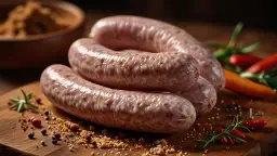 Biała kiełbasa: Przepis na domową białą kiełbasę o wadze 3 kg