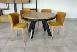 Jakie krzesła do okrągłego stołu? Stwórz piękną i funkcjonalną jadalnię