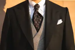 Jaki krawat do czarnego garnituru i białej koszuli, aby wyglądać stylowo?