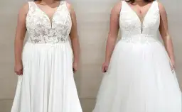 Suknia ślubna dla niskiej i puszystej: wysmuklij i olśnij!