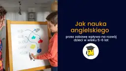 Dzieci uczą się angielskiego przez zabawę, dopasowując kolory na tablicy.