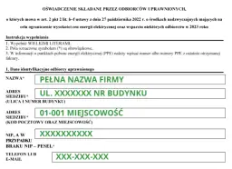 Gdzie złożyć oświadczenie o tanim prądzie, aby zaoszczędzić?