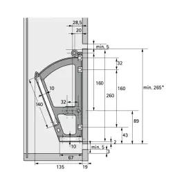 Trzyrzędowy mechanizm uchylny: Pojemna szafka na buty DIY