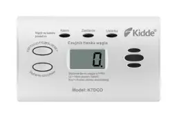 Czujnik czadu Kidde K7DCO, który pika co 30 sekund, pokazuje 0 PPM.