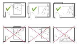 Jak ustawić łóżko w sypialni kierunków świata dla lepszego snu