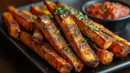 Ile piec bataty frytki w piekarniku, aby były idealnie chrupiące?