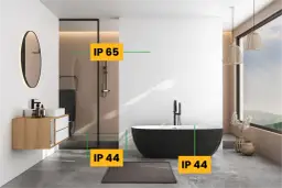 Najlepsze miejsce na włącznik światła do łazienki - 5 zasad bezpieczeństwa