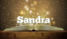 Zdrobnienia Imienia Sandra: Znaczenie i Imiennik