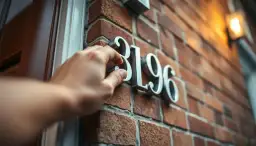 Jak zamontować numer domu na elewacji, aby był widoczny i trwały