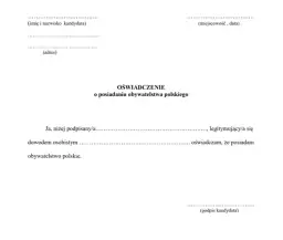 Oświadczenie o pełni praw publicznych: Samodzielnie i bez wizyty w urzędzie