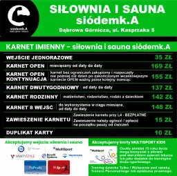 Cennik Samson 2019: Karnet na siłownię taniej niż myślisz