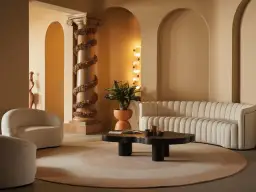 Jak efektownie ozdobić filar w salonie, aby zachwycał każdego dnia