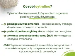 Cytrulina przed treningiem: Kiedy i jak dawkować dla pompy?
