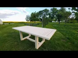 Jak zrobić stół ogrodowy - krok po kroku, by uniknąć błędów