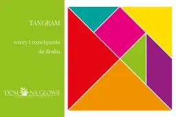 Kolorowe tangram wzory do układania i rozwiązywania, idealne do druku.