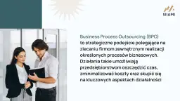 Para omawia BPO (Business Process Outsourcing) – strategiczne zlecanie procesów firmom zewnętrznym, by oszczędzić czas i koszty.
