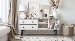 Komoda z regałem - funkcjonalne rozwiązanie do przechowywania