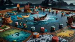  Wikingowie na pokład! Ekscytująca gra planszowa o statkach wikingów