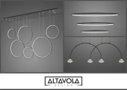 Nowoczesne lampy wiszące, w tym okręgi i łuki z kryształowymi kloszami. Energooszczędne oświetlenie, które doda elegancji każdemu wnętrzu.