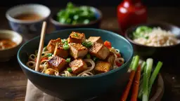 Makaron chiński z tofu: Prosty przepis na pyszne i aromatyczne danie