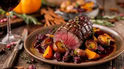 Pieczeń z jelenia - rozwiązanie kulinarnej krzyżówki - przepis