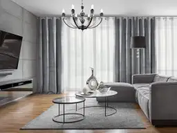 Inspirujące aranżacje zasłon do salonu - modne style i wzory