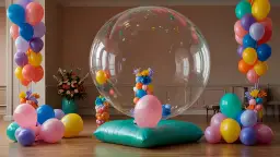 Wyjątkowy balon z balonami w środku - pomysł na niepowtarzalną dekorację