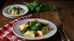 Ravioli ze szpinakiem i białym serem - idealny przepis na pyszne danie