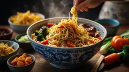 Jak przygotować idealny chiński makaron jajeczny: 5 prostych kroków