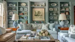 Odcienie koloru niebieskiego: 9 inspiracji do wnętrz