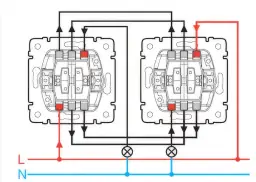 Jak podłączyć łącznik schodowy podwójny? Kompletny schemat