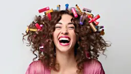 Loki na papiloty - jak kręcić włosy na papiloty, efekt curly girl