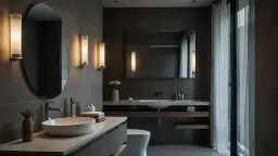 Aranżacje łazienkowe z szarymi płytkami - Klasyczny wygląd z nutą elegancji