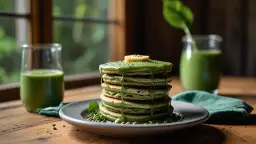 Placki ze szpinakiem i bananem - zdrowa alternatywa na śniadanie