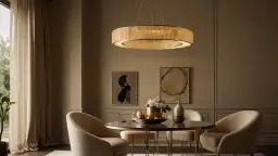 Lampa wisząca ring: Czy złota lampa wisząca ring jest modna?