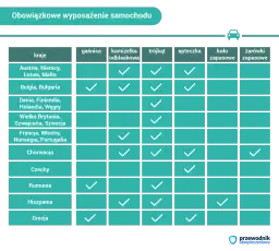 Co jest obowiązkowe w samochodzie? Zobacz, co może cię kosztować.