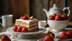 Jak zrobić domowe ciasto z truskawkami i śmietaną: Przepis na soczyste ciasto