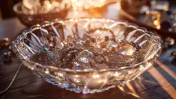 Blask i funkcjonalność: kryształowe koszyki na Twoje skarby