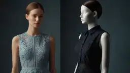 Czy błękitna sukienka to nowa czarna w eleganckiej garderobie?