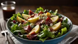 Sałatka z gruszką i szynką parmeńską - doskonałe połączenie smaków