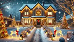 Jak ozdobić dom na Boże Narodzenie na zewnątrz?