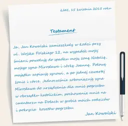 Jak poprawnie zapisać mieszkanie w testamencie - gotowy wzór dokumentu