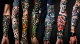 Tatuaż na ręku męski - Wzory tatuaży na rękę i kostkę dla mężczyzn