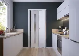 Drzwi do schowka w kuchni: Typy, wymiary i materiały